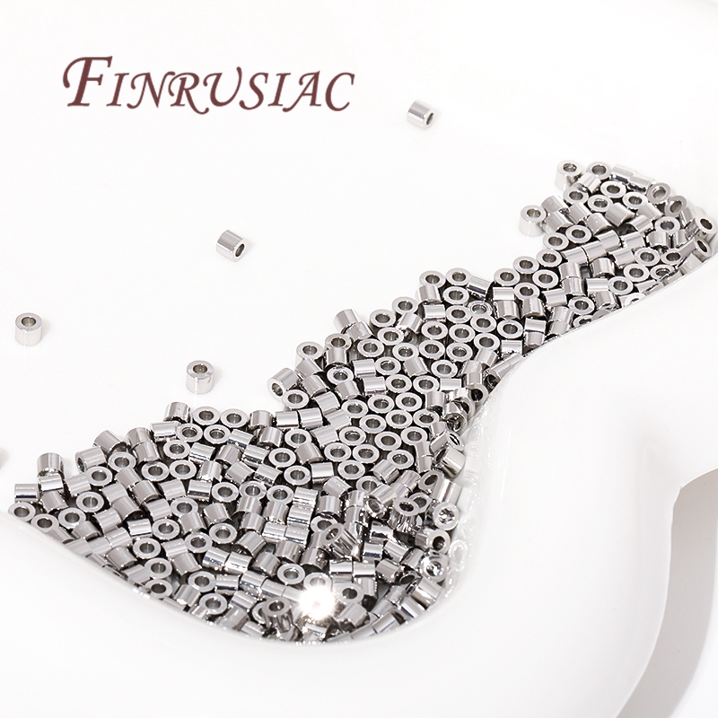 2.5*2mm Tube Beads For Jewelry - Crimp Bead Tube avaliação e preço