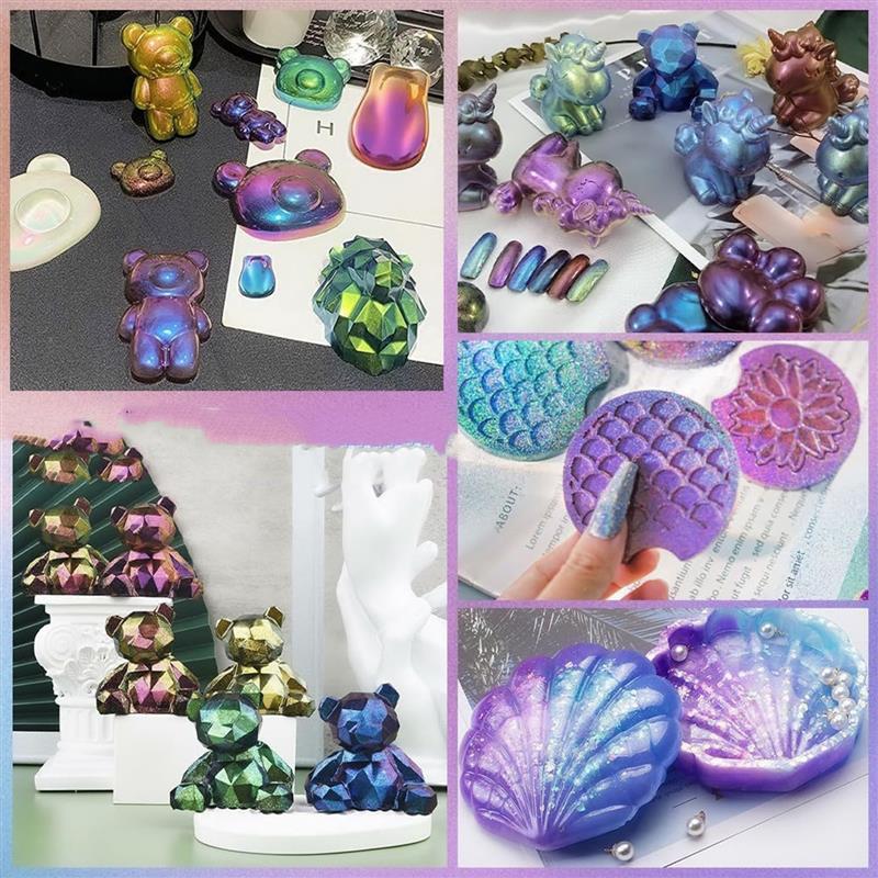 3g Chameleon Mica Powder Epoxy - Jewelry Making Techniques avaliação e preço