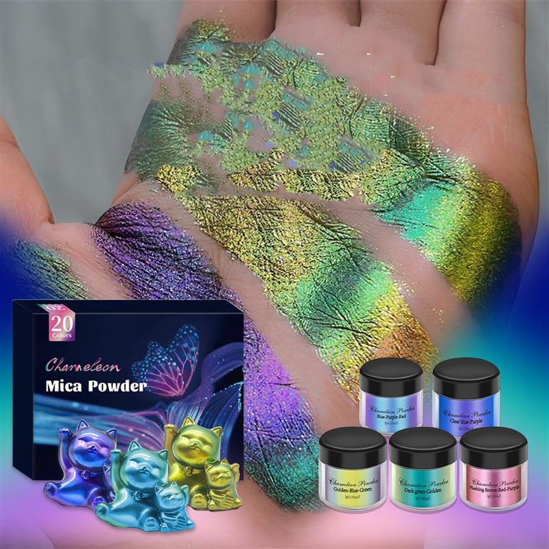 3g Chameleon Mica Powder Epoxy - Jewelry Making Techniques avaliação e preço