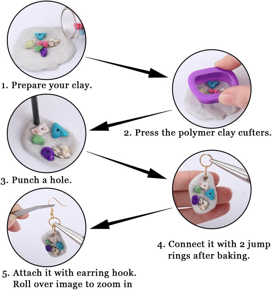 Polymer Clay Earring Making Ki - Jewelry Making In Clay avaliação e preço