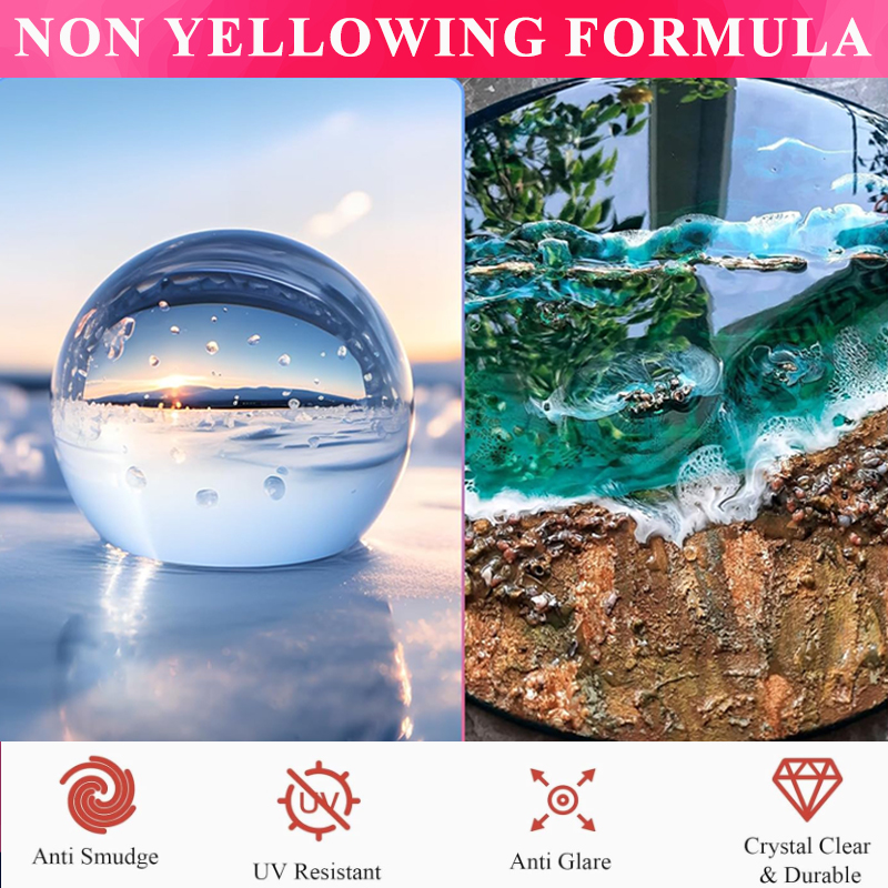 1:1 Crystal Clear Epoxy Resin  - Jewelry Making Board avaliação e preço
