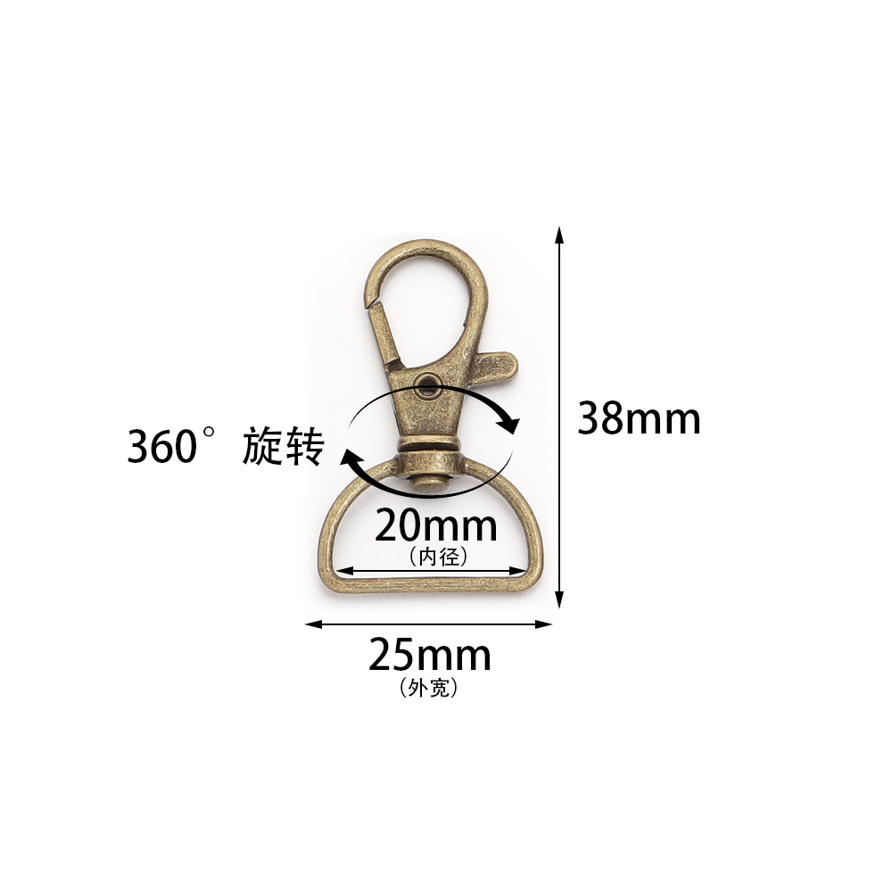 10pcs/lot Metal Swivel Clasps  - Jewelry Making Accessories avaliação e preço