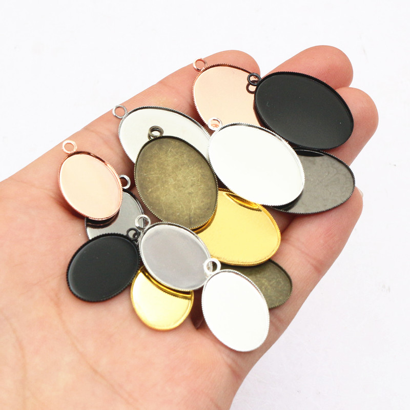 10-20pcs 13x18mm/18x25mm Inner - Jewelry Making Tray avaliação e preço