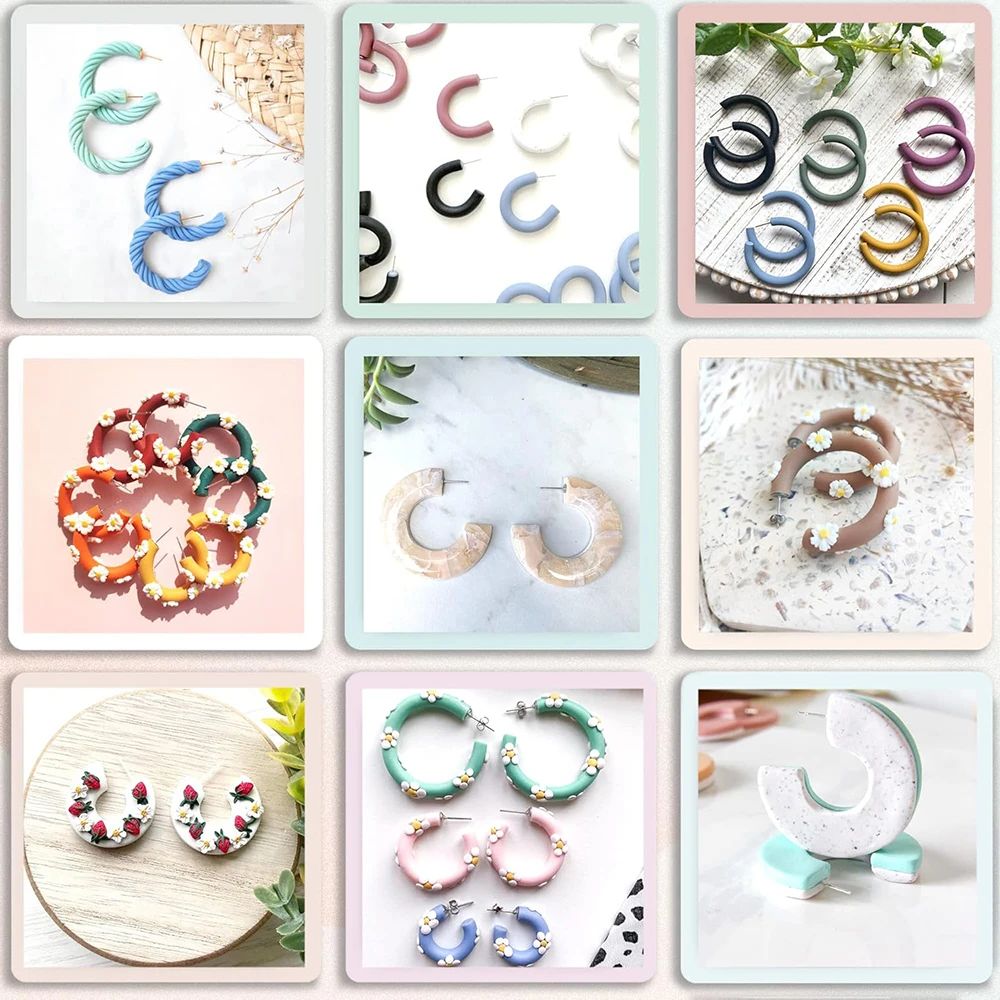 Polymer Clay Hoop Guide Cutter - Jewelry Making Guide avaliação e preço