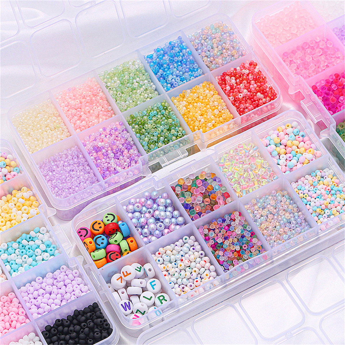 2mm 3mm Glass Seed Beads Kit w - Jewelry Making Diy Kit avaliação e preço