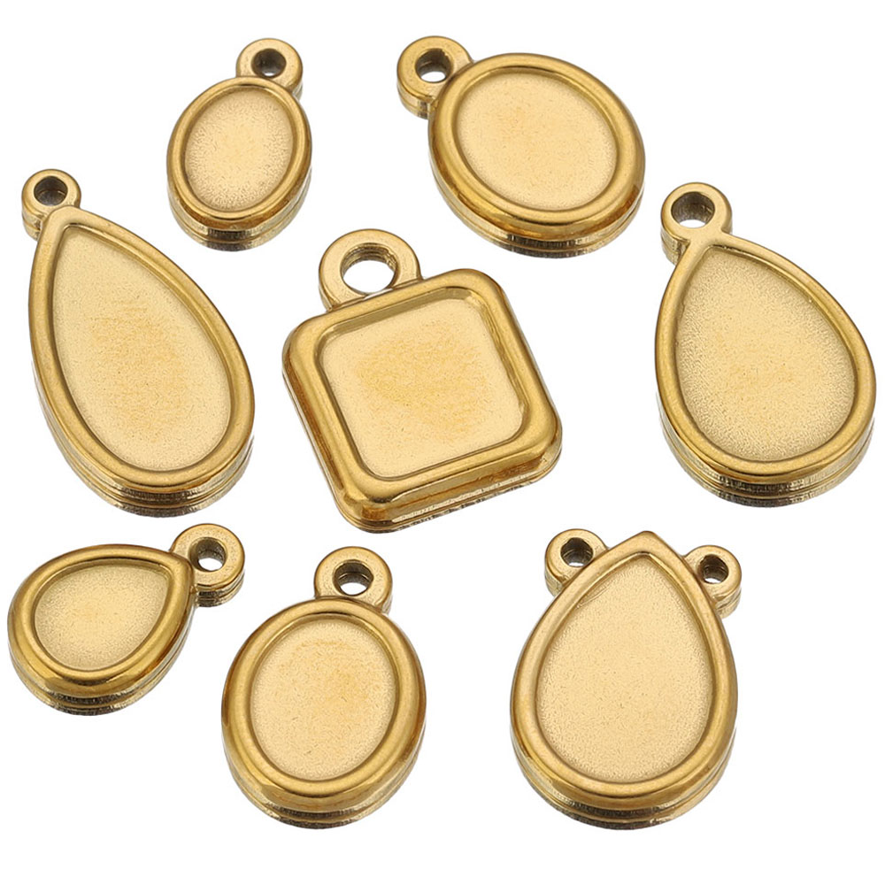 5pcs Stainless Steel Square Dr - Jewelry Making Tray avaliação e preço