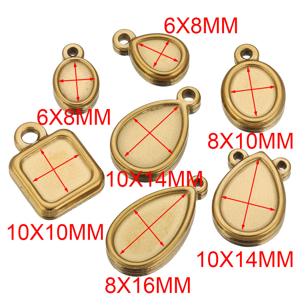 5pcs Stainless Steel Square Dr - Jewelry Making Tray avaliação e preço