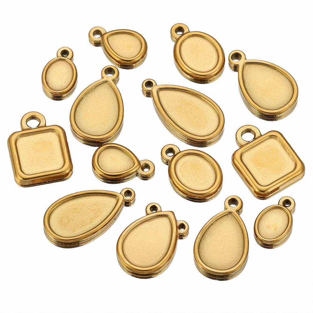 5pcs Stainless Steel Square Dr - Jewelry Making Tray avaliação e preço