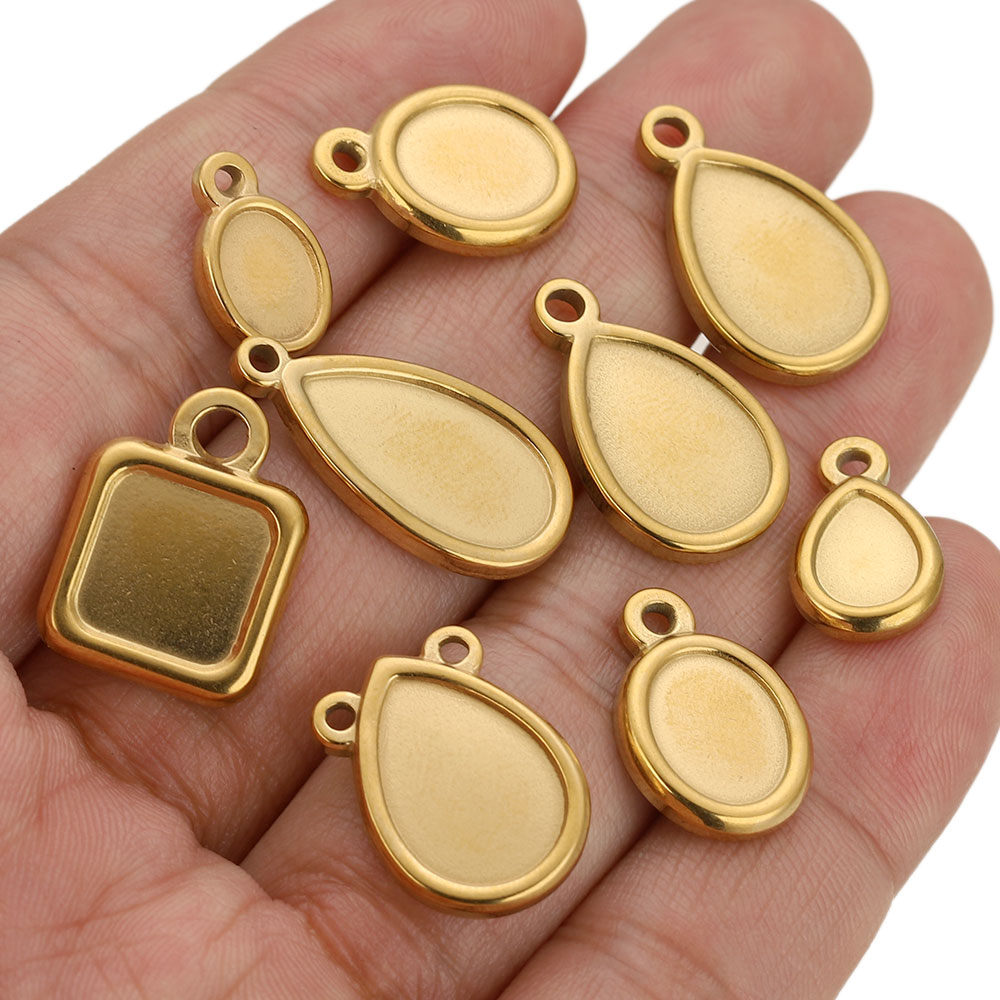 5pcs Stainless Steel Square Dr - Jewelry Making Tray avaliação e preço