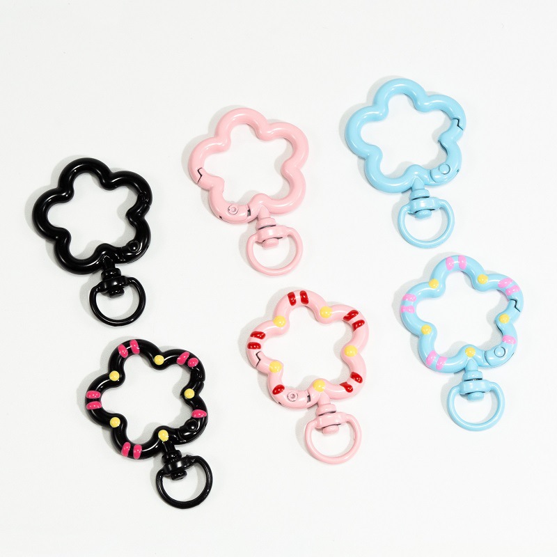 5pcs Flower Metal Lobster Claw - Jewelry Making Hoops avaliação e preço