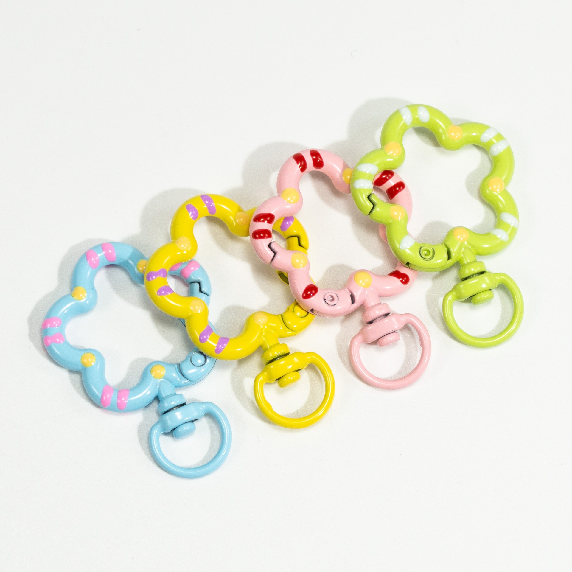 5pcs Flower Metal Lobster Claw - Jewelry Making Hoops avaliação e preço