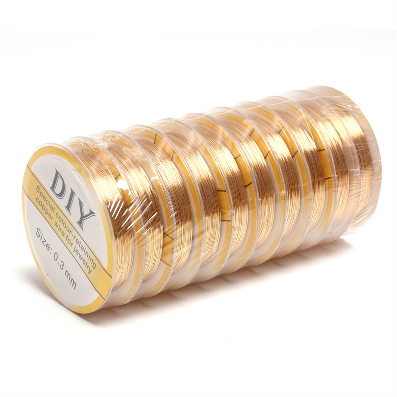 1Roll Silver Copper Wire 0.3/0 - Jewelry Making Wire avaliação e preço