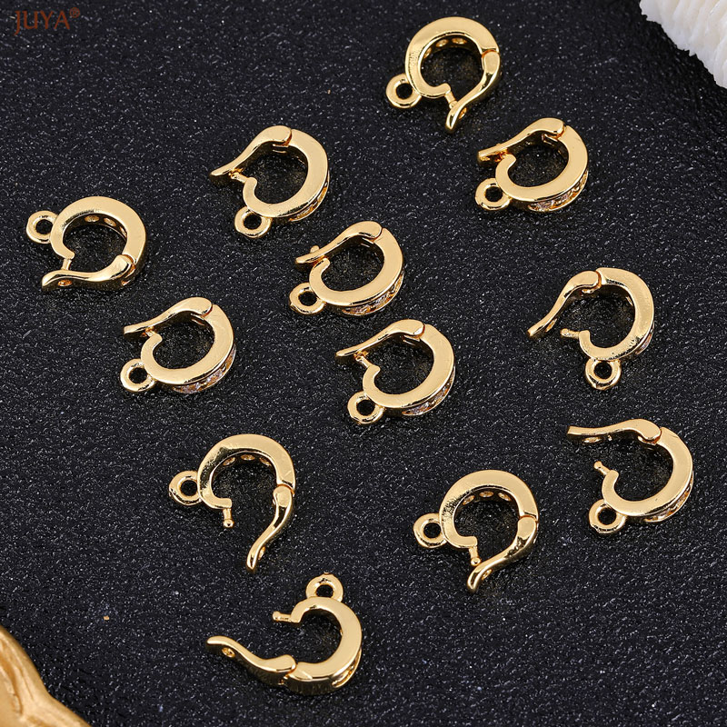 JUYA 18k Gold Silver Plated Co - Jewelry Making Gold avaliação e preço