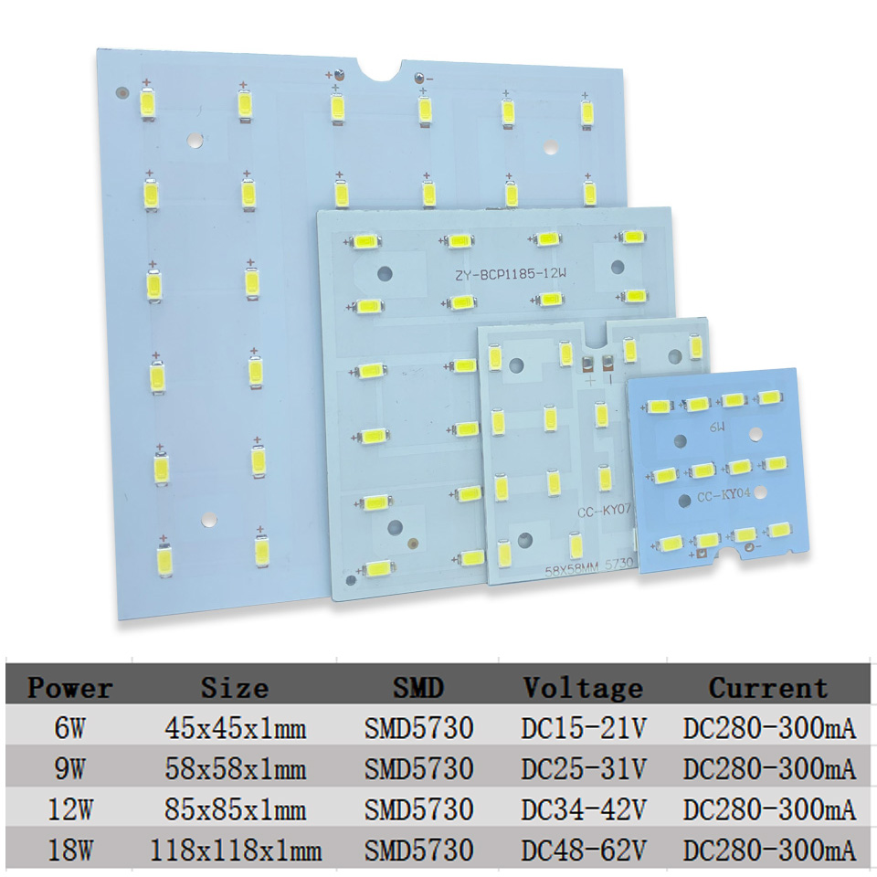 6W 9W 12W 18W LED Ceiling Ligh - Jewelry Making Board avaliação e preço