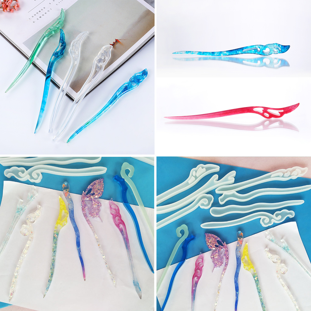 1Pcs Hairpin Hair Stick Silico - Jewelry Making Techniques avaliação e preço