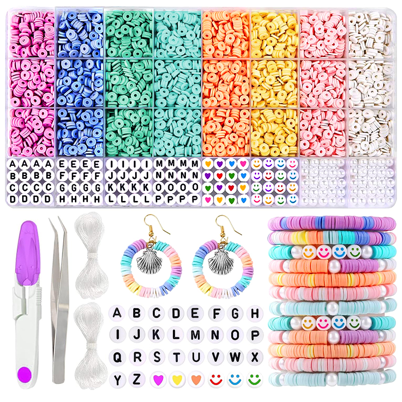 Clay Beads Bracelet Making Kit - Jewelry Making In Clay avaliação e preço
