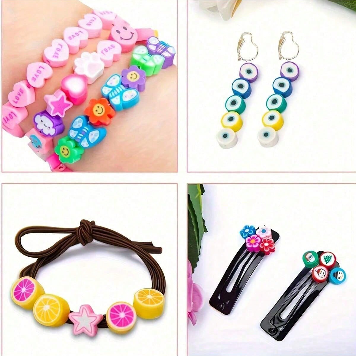 1450/1200/250pcs Polymer Clay  - Jewelry Making In Clay avaliação e preço