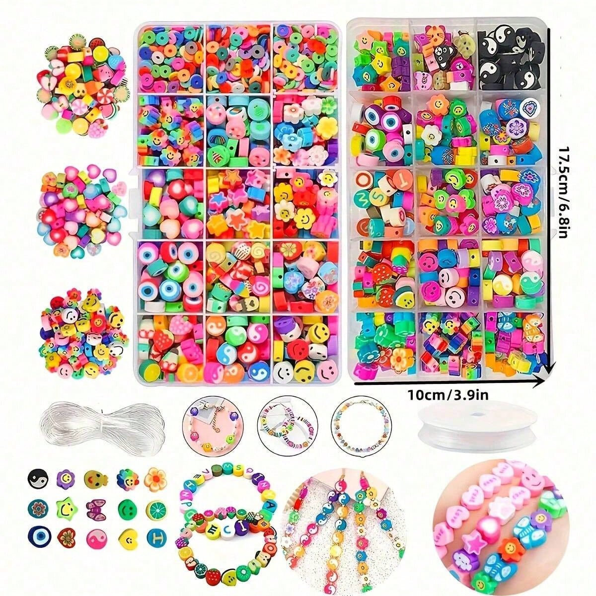 1450/1200/250pcs Polymer Clay  - Jewelry Making In Clay avaliação e preço