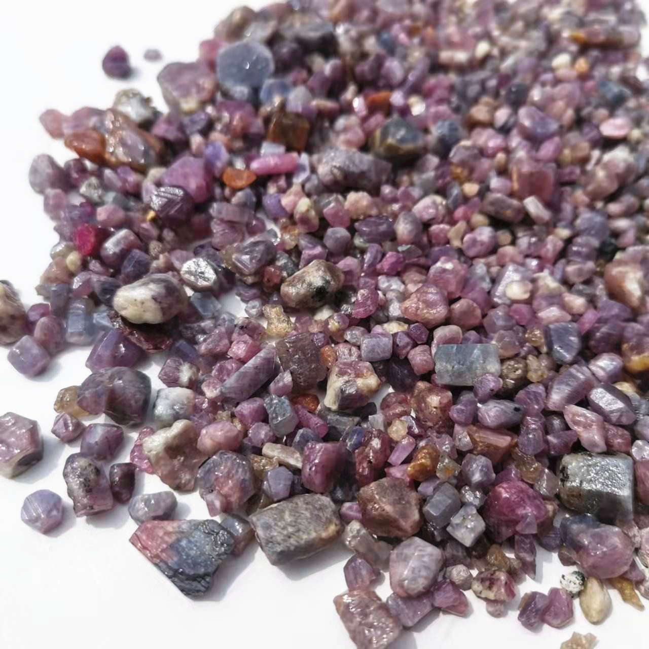 Natural Raw Purple Corundum st - Jewelry Making Raw Materials avaliação e preço