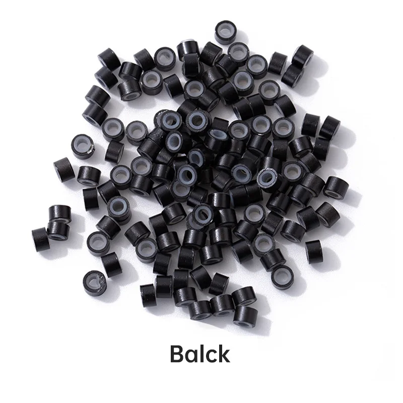 250 Pcs  Micro Silicone Lined  - Crimp Bead Tube avaliação e preço