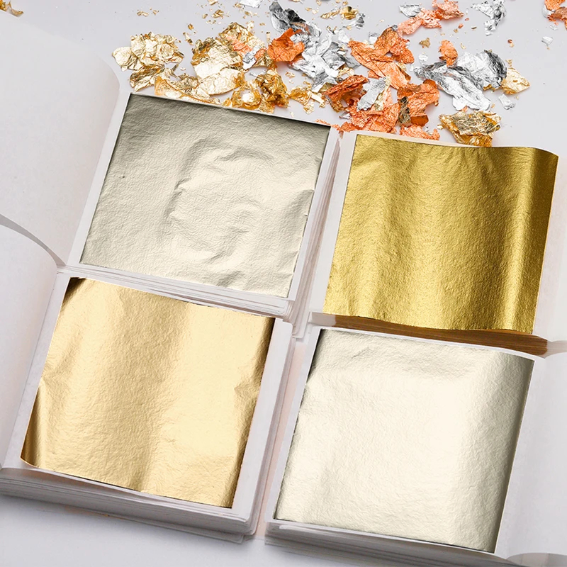 100-200sheets Imitation Gold F - Jewelry Making Techniques avaliação e preço