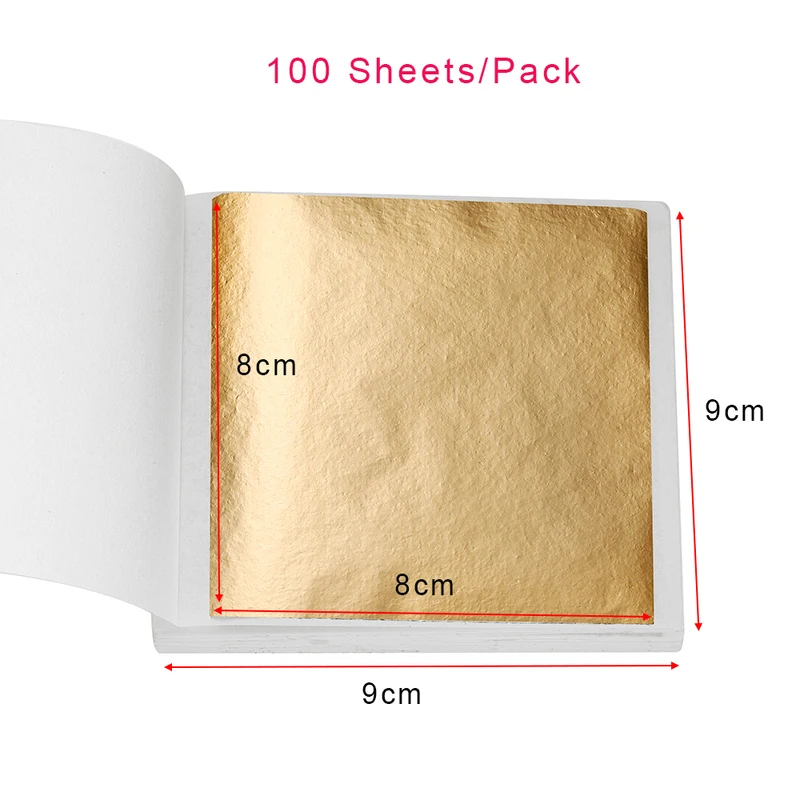 100-200sheets Imitation Gold F - Jewelry Making Techniques avaliação e preço