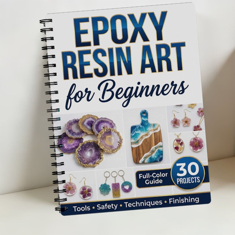 Step-by-Step Epoxy Resin Art H - Jewelry Making Guide avaliação e preço