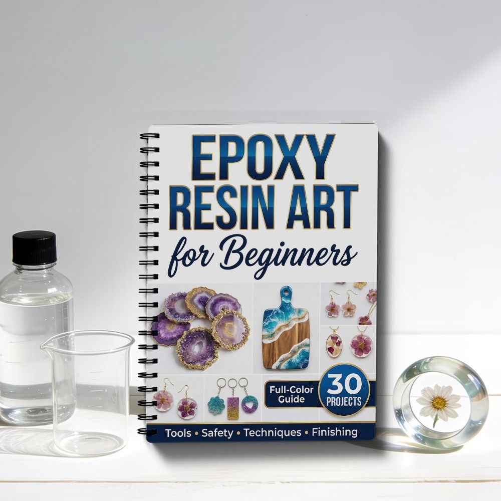 Step-by-Step Epoxy Resin Art H - Jewelry Making Guide avaliação e preço