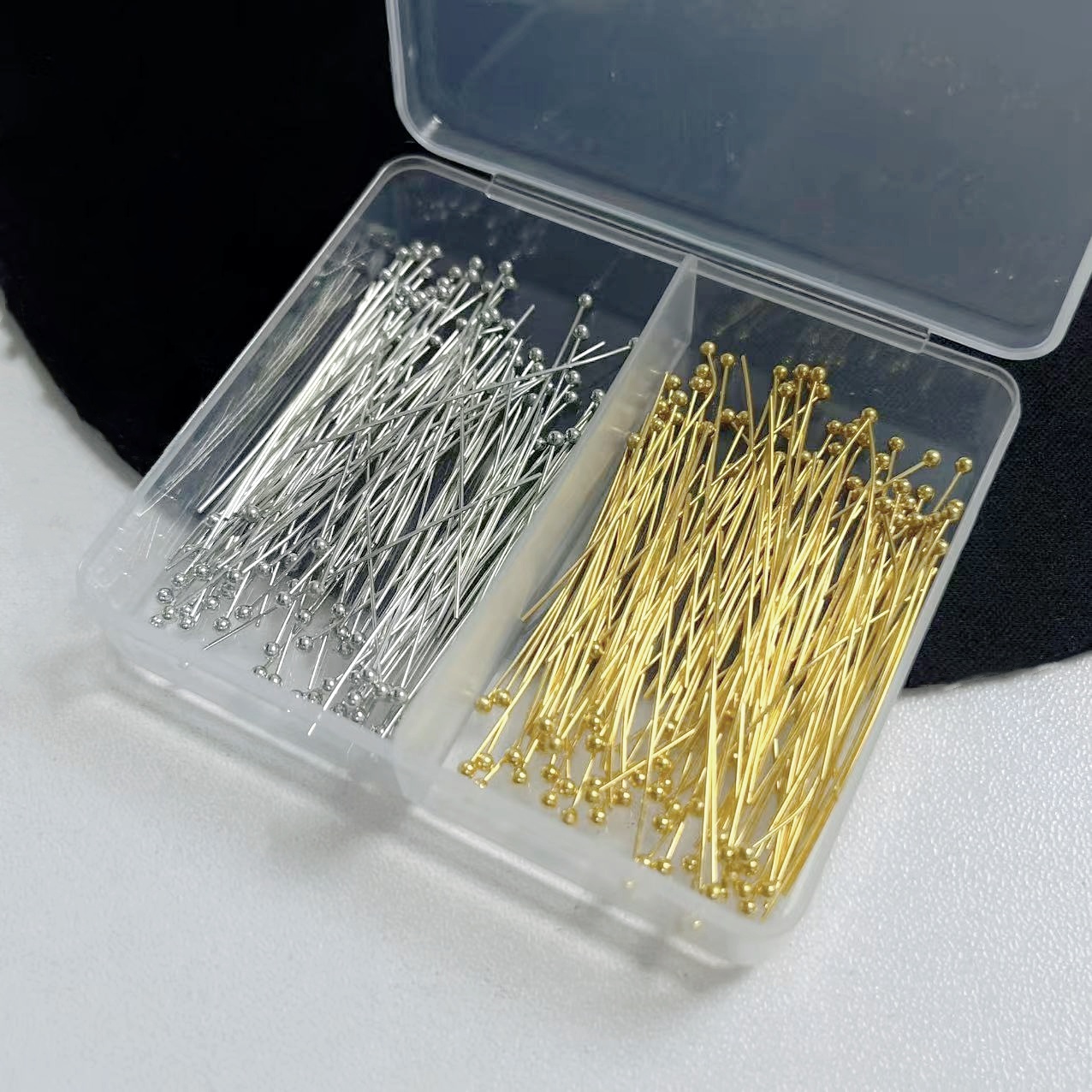 200pcs Copper Ball Pins Assort - Jewelry Making Diy Kit avaliação e preço