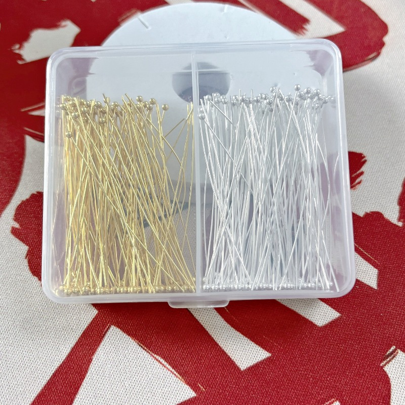 200pcs Copper Ball Pins Assort - Jewelry Making Diy Kit avaliação e preço