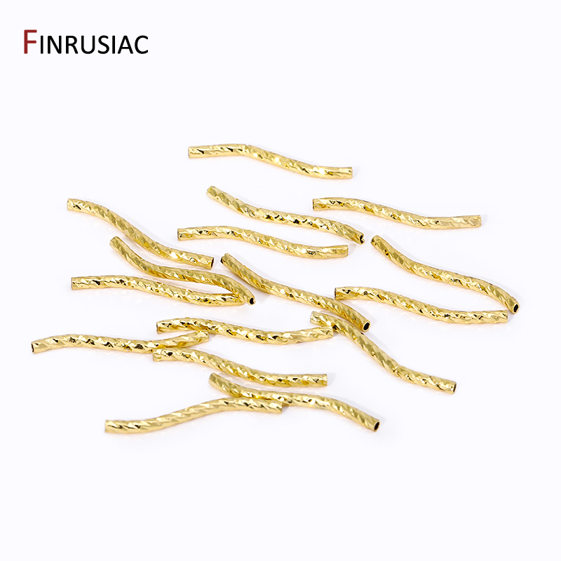 14/18K Gold Plated Brass 20/30 - Crimp Bead Tube avaliação e preço