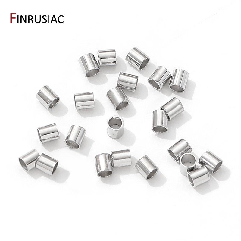 18K Gold Plated Brass Tube Cri - Crimp Bead Tube avaliação e preço