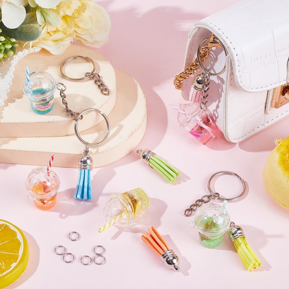 35Pcs DIY 5 Sets Bubble Tea Ke - Jewelry Making Diy Kit avaliação e preço