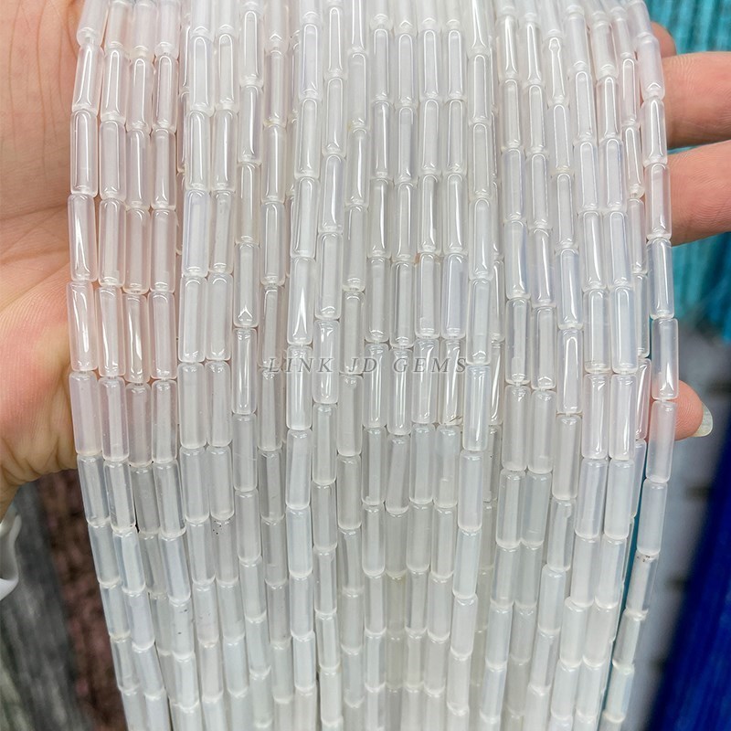 4*13mm Natural Agate Aventurin - Crimp Bead Tube avaliação e preço