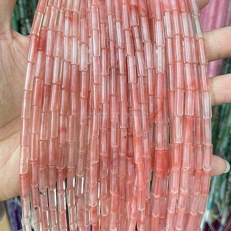 4*13mm Natural Agate Aventurin - Crimp Bead Tube avaliação e preço