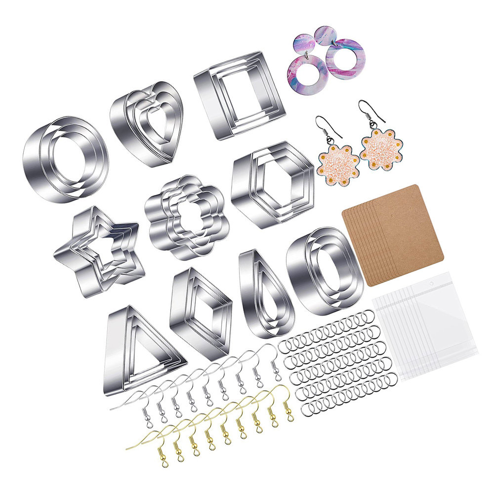 1Set Stainless Steel Polymer C - Jewelry Making In Clay avaliação e preço