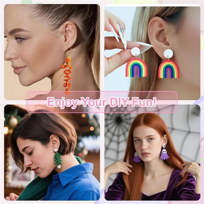A11E-Polymer Clay Earring Dril - Jewelry Making Guide avaliação e preço