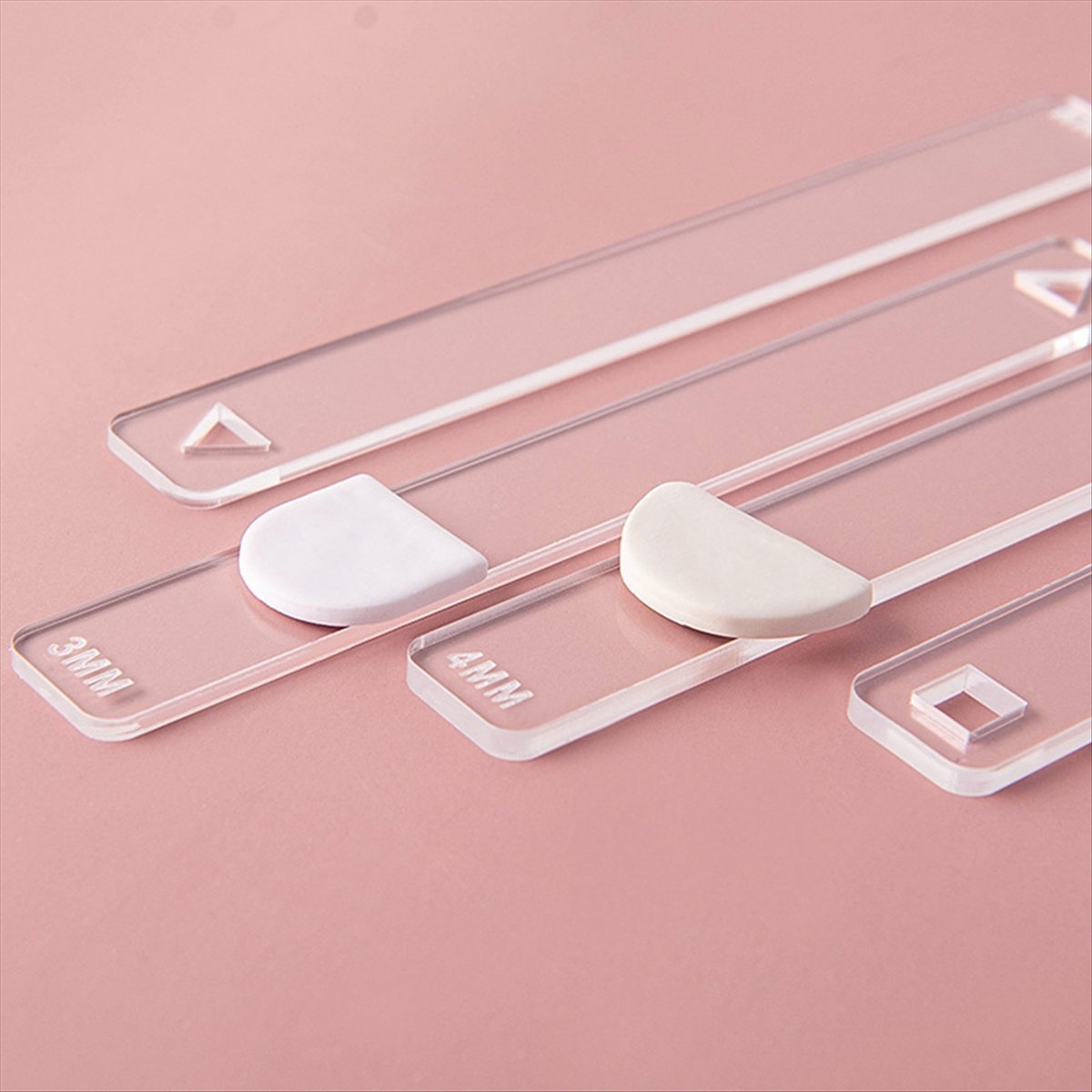 A20I 10Pc/Set Clay Ruler Acryl - Jewelry Making Guide avaliação e preço