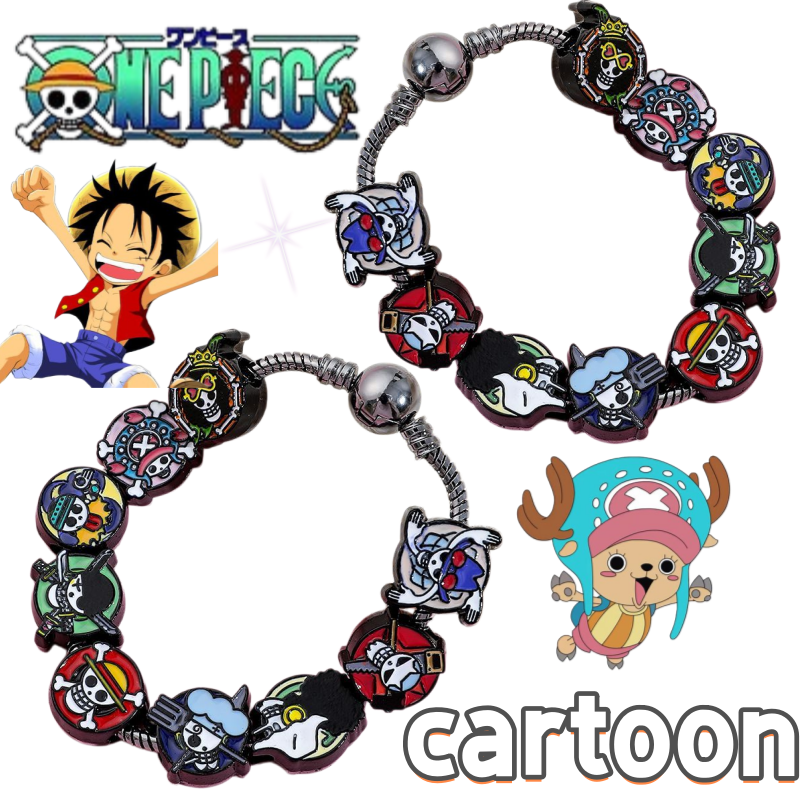 Cartoon cute One Piece bead br - Jewelry Making Accessories avaliação e preço
