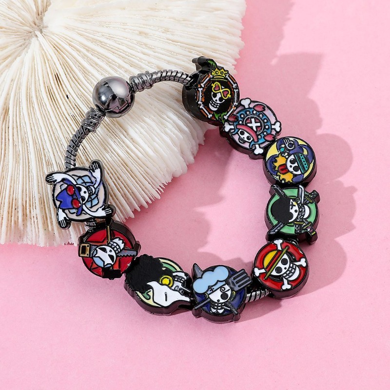 Cartoon cute One Piece bead br - Jewelry Making Accessories avaliação e preço