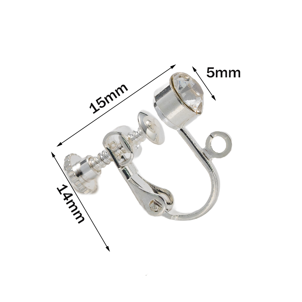 10pcs Brass Clip on Earring Co - Jewelry Making Wire avaliação e preço