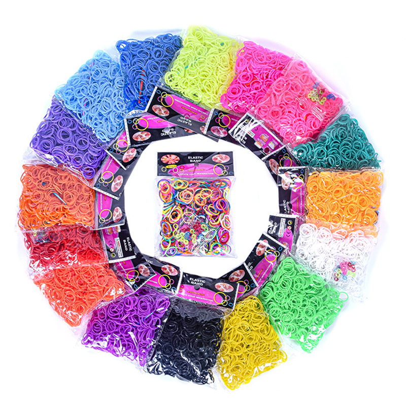 600 pieces Colorful Rubber Ban - Jewelry Making Techniques avaliação e preço