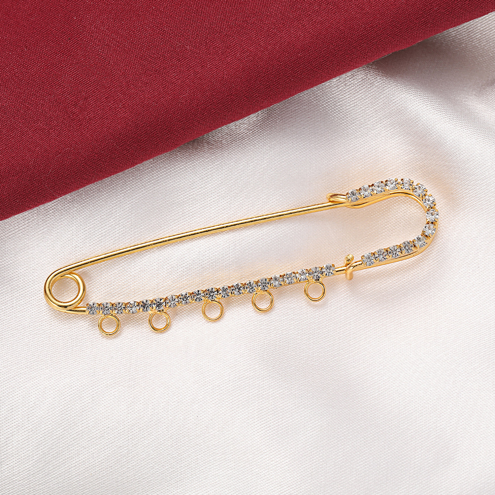 5pcs Rhinestone Charms Safety  - Jewelry Making Ring Tool avaliação e preço