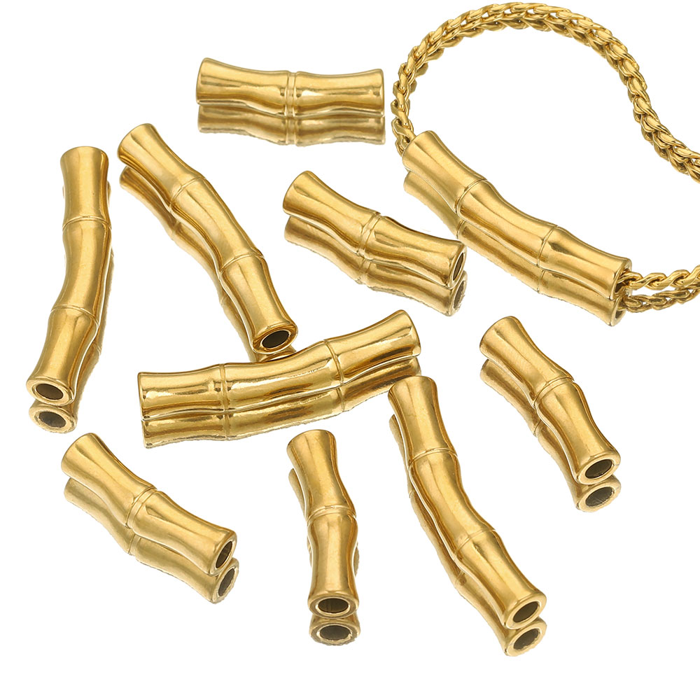 5pcs Stainless Steel Connector - Crimp Bead Tube avaliação e preço