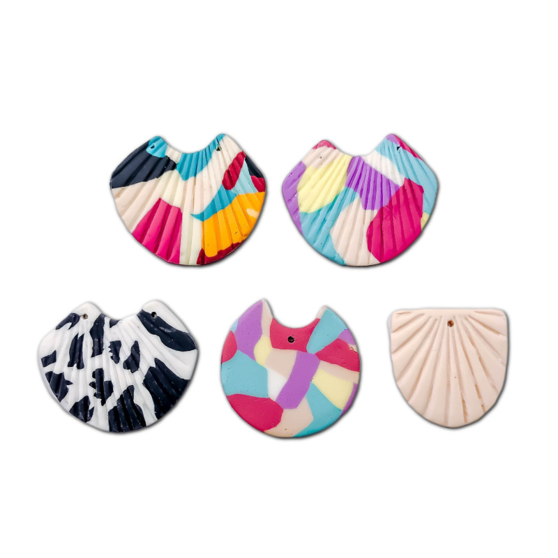5PCS/lot Retro Color Double Ho - Jewelry Making In Clay avaliação e preço