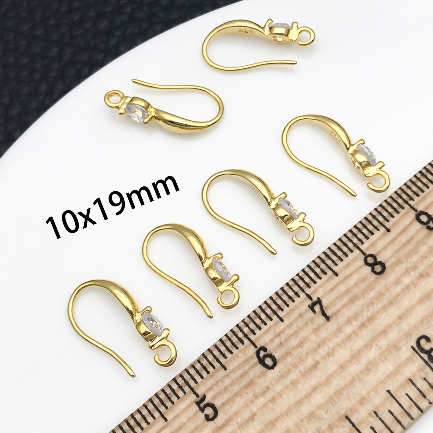 3pcs 10x19mm with Zircon Earri - Jewelry Making Wire avaliação e preço