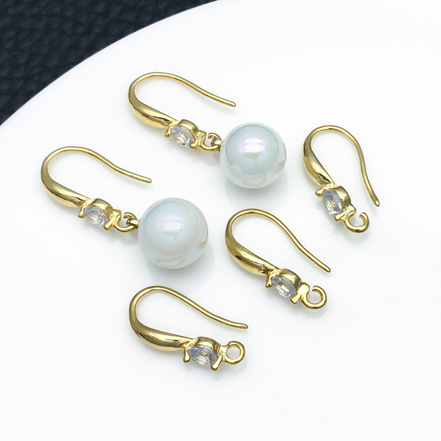 3pcs 10x19mm with Zircon Earri - Jewelry Making Wire avaliação e preço