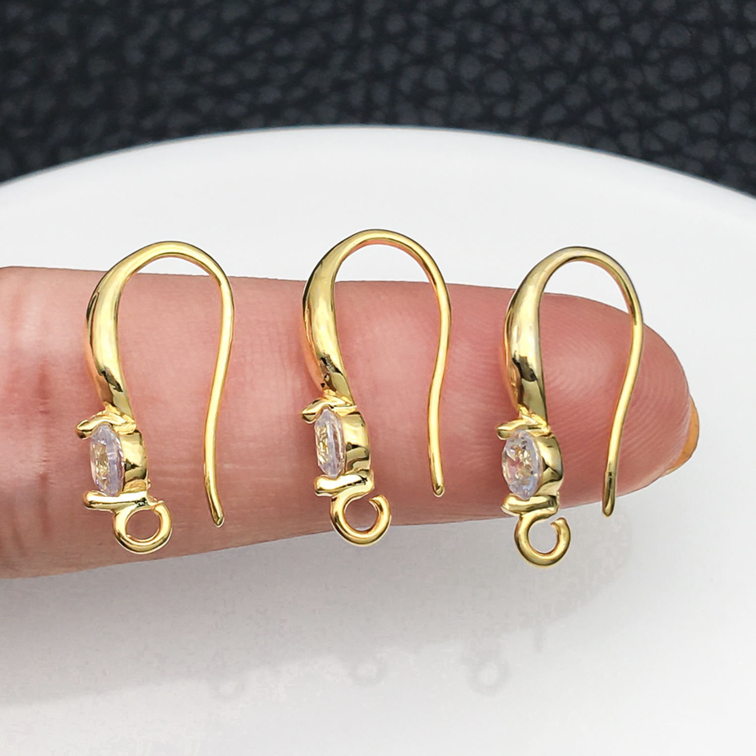 3pcs 10x19mm with Zircon Earri - Jewelry Making Wire avaliação e preço