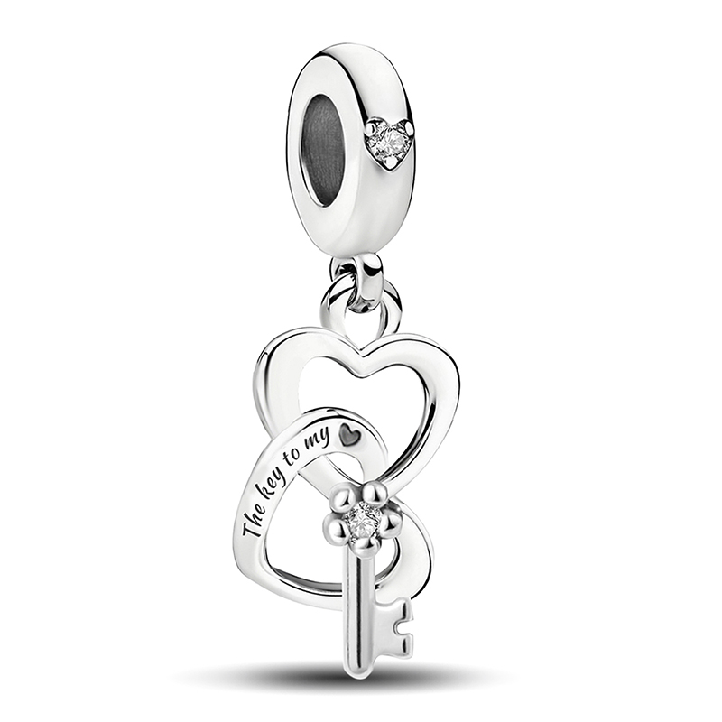 925 Sterling Silver Warm Famil - Jewelry Making For Couples avaliação e preço