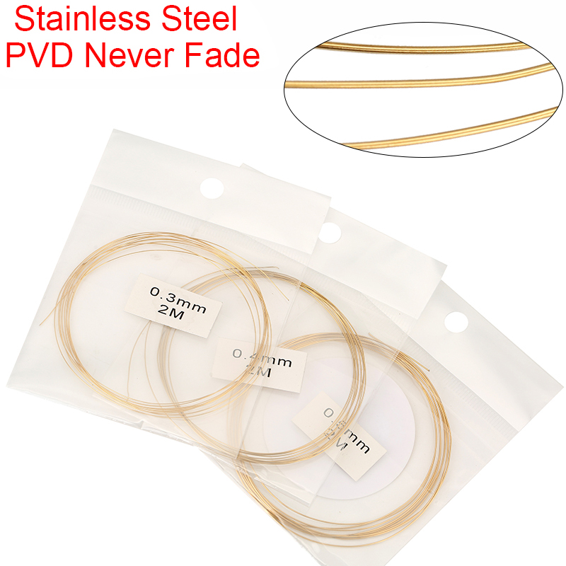 2meters Stainless Steel 0.3 0. - Jewelry Making Wire avaliação e preço